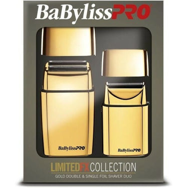 BABYLISS PRO_Limited FX Double & Single Foil Shaver Set (Gold)_Cosmetic World